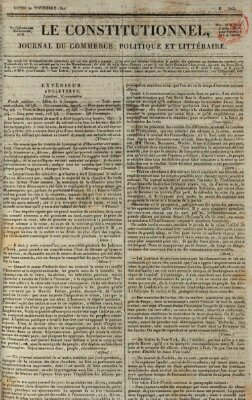 Le constitutionnel Montag 20. November 1820