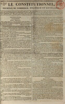 Le constitutionnel Mittwoch 22. November 1820