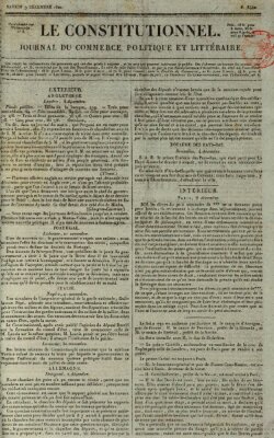 Le constitutionnel Samstag 9. Dezember 1820