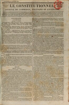 Le constitutionnel Freitag 25. Januar 1822