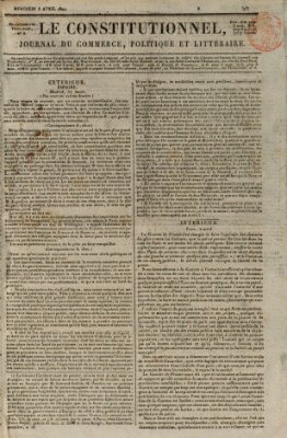 Le constitutionnel Mittwoch 3. April 1822