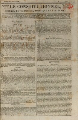 Le constitutionnel Mittwoch 17. April 1822