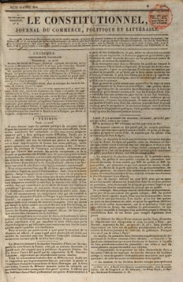 Le constitutionnel Donnerstag 18. April 1822