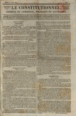 Le constitutionnel Dienstag 23. April 1822