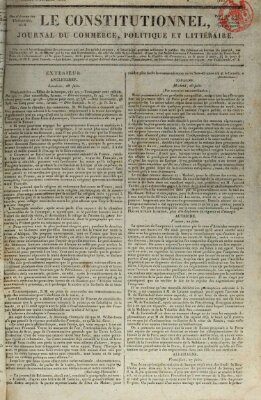 Le constitutionnel Dienstag 2. Juli 1822