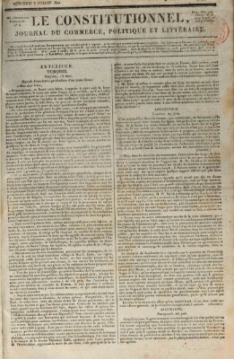 Le constitutionnel Mittwoch 3. Juli 1822