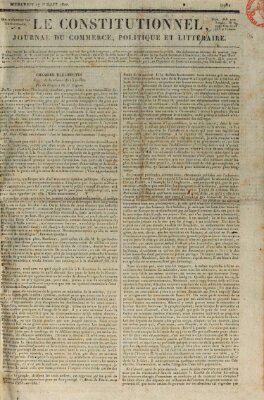 Le constitutionnel Mittwoch 17. Juli 1822