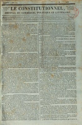 Le constitutionnel Sonntag 4. August 1822