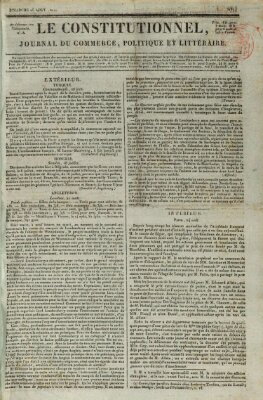 Le constitutionnel Sonntag 25. August 1822