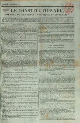 Le constitutionnel Sonntag 1. September 1822