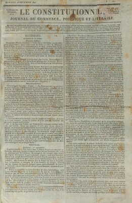 Le constitutionnel Mittwoch 18. September 1822