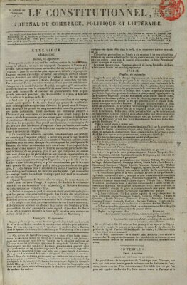 Le constitutionnel Donnerstag 3. Oktober 1822