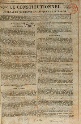 Le constitutionnel Mittwoch 1. Januar 1823