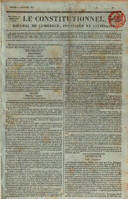 Le constitutionnel Dienstag 21. Januar 1823