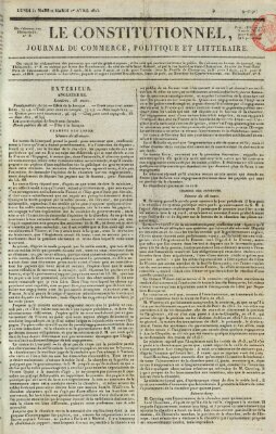 Le constitutionnel Montag 31. März 1823