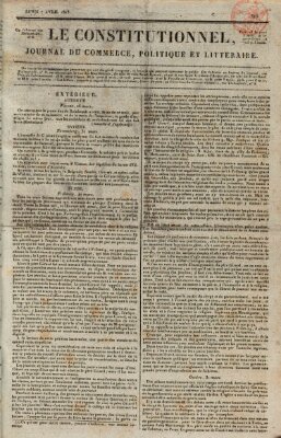 Le constitutionnel Montag 7. April 1823