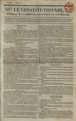 Le constitutionnel Freitag 11. April 1823