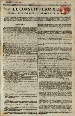 Le constitutionnel Mittwoch 16. April 1823