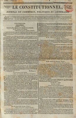 Le constitutionnel Montag 21. April 1823