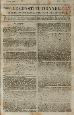 Le constitutionnel Montag 28. April 1823