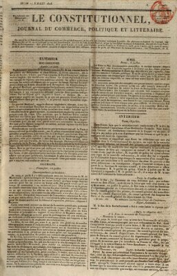 Le constitutionnel Donnerstag 17. Juli 1823