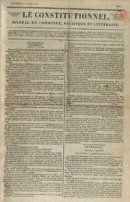 Le constitutionnel Freitag 25. Juli 1823