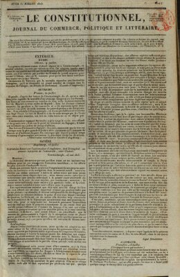 Le constitutionnel Donnerstag 31. Juli 1823