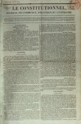 Le constitutionnel Sonntag 3. August 1823