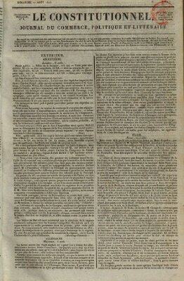 Le constitutionnel Sonntag 10. August 1823