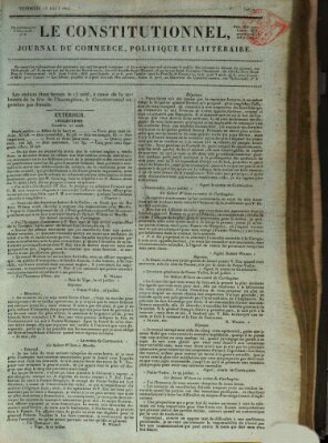 Le constitutionnel Freitag 15. August 1823