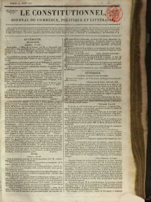 Le constitutionnel Dienstag 19. August 1823