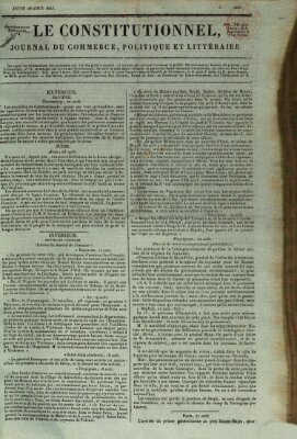 Le constitutionnel Donnerstag 28. August 1823