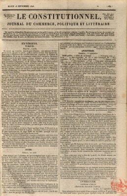 Le constitutionnel Dienstag 16. September 1823