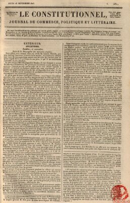 Le constitutionnel Donnerstag 18. September 1823