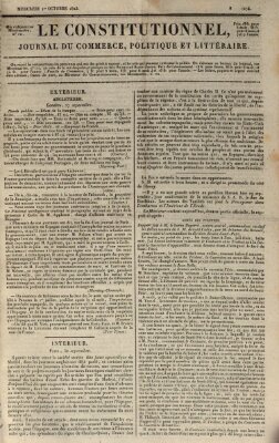 Le constitutionnel Mittwoch 1. Oktober 1823