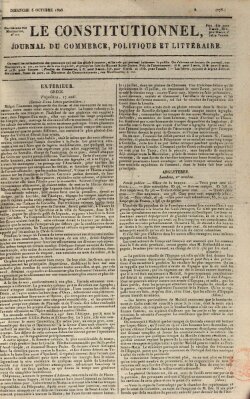 Le constitutionnel Sonntag 5. Oktober 1823