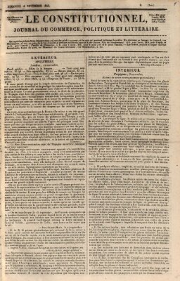 Le constitutionnel Sonntag 16. November 1823