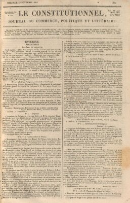 Le constitutionnel Sonntag 23. November 1823