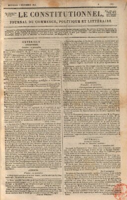 Le constitutionnel Mittwoch 3. Dezember 1823