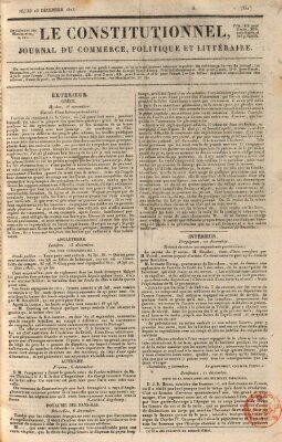 Le constitutionnel Donnerstag 18. Dezember 1823