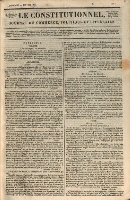 Le constitutionnel Sonntag 11. Januar 1824