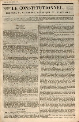 Le constitutionnel Donnerstag 15. Januar 1824