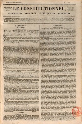 Le constitutionnel Samstag 14. Februar 1824