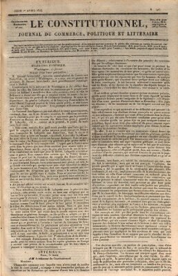 Le constitutionnel Donnerstag 1. April 1824