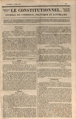 Le constitutionnel Freitag 2. April 1824