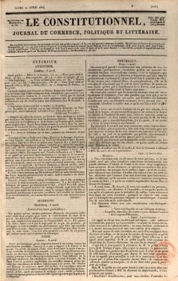 Le constitutionnel Montag 12. April 1824