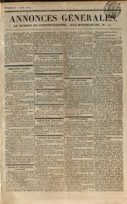 Le constitutionnel Mittwoch 7. April 1824