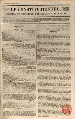 Le constitutionnel Mittwoch 21. April 1824