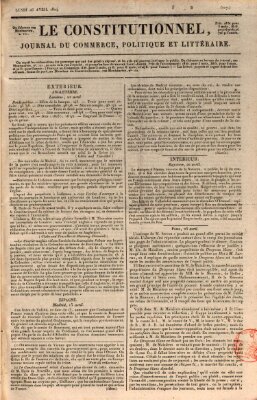 Le constitutionnel Montag 26. April 1824