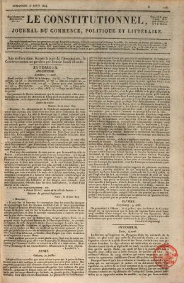 Le constitutionnel Sonntag 15. August 1824